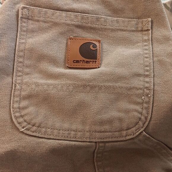 Carharrt Men's Tan Canvas  Utility Work Shorts - Picture 7 of 10